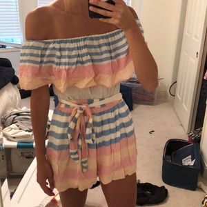 MARA HOFFMAN romper - strapless/off the shoulder